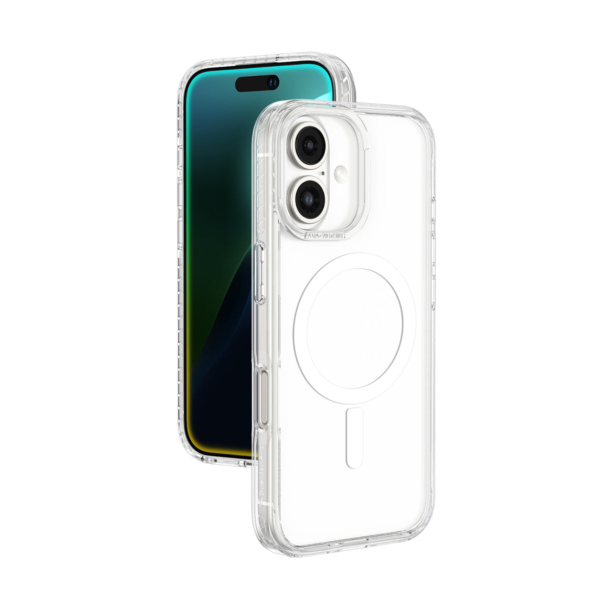 Husa Amazingthing Titan Pro Mag cu Magnetic Ring pentru iPhone 16 - Transparent