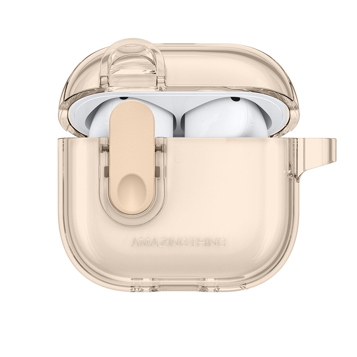 Husa Amazingthing Minimal pentru AirPods 4 – Desert