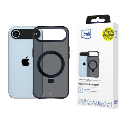 Husa 3mk Smoke Mag&Stand pentru iPhone Air - Negru