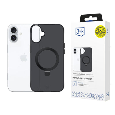 Husa 3mk Smoke Mag&Stand pentru iPhone 17 - Negru
