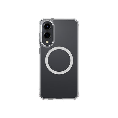 Husa Amazingthing Minimal Mag cu Magnetic Ring pentru Samsung Galaxy S25 Edge - Transparent