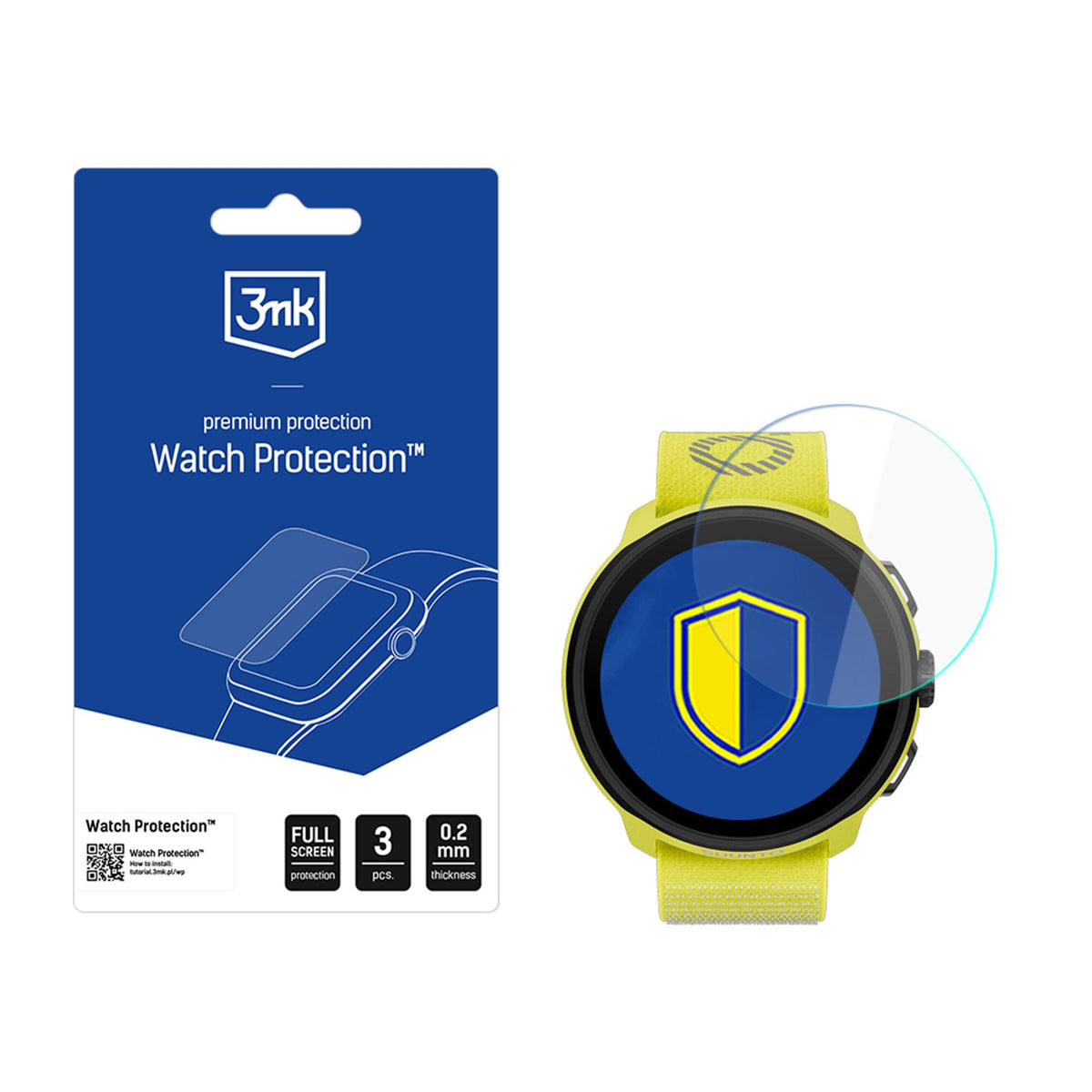 Folie Smartwatch protectie 3mk Watch Protection Flexibleglass pentru Suunto Run