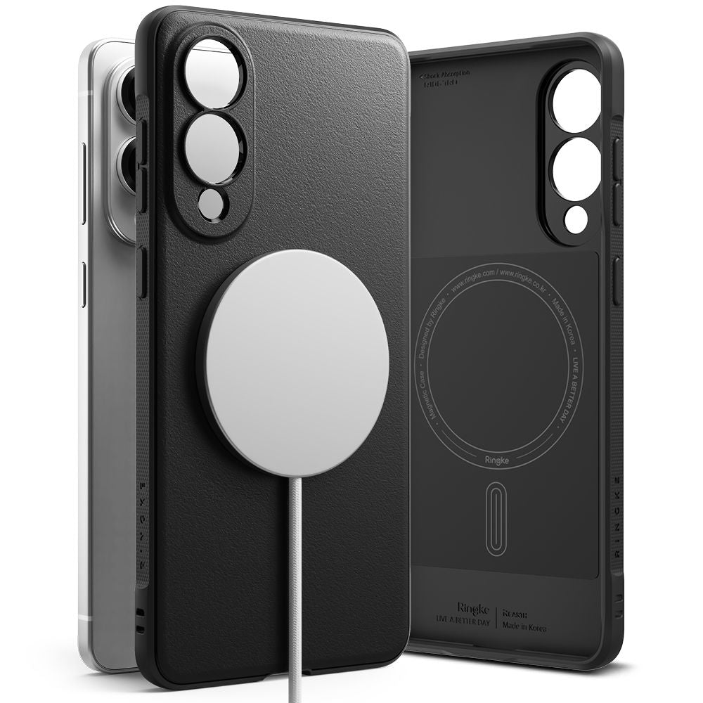 Husa Ringke Onyx Magnetic Magsafe pentru Samsung Galaxy S25 Edge - Negru