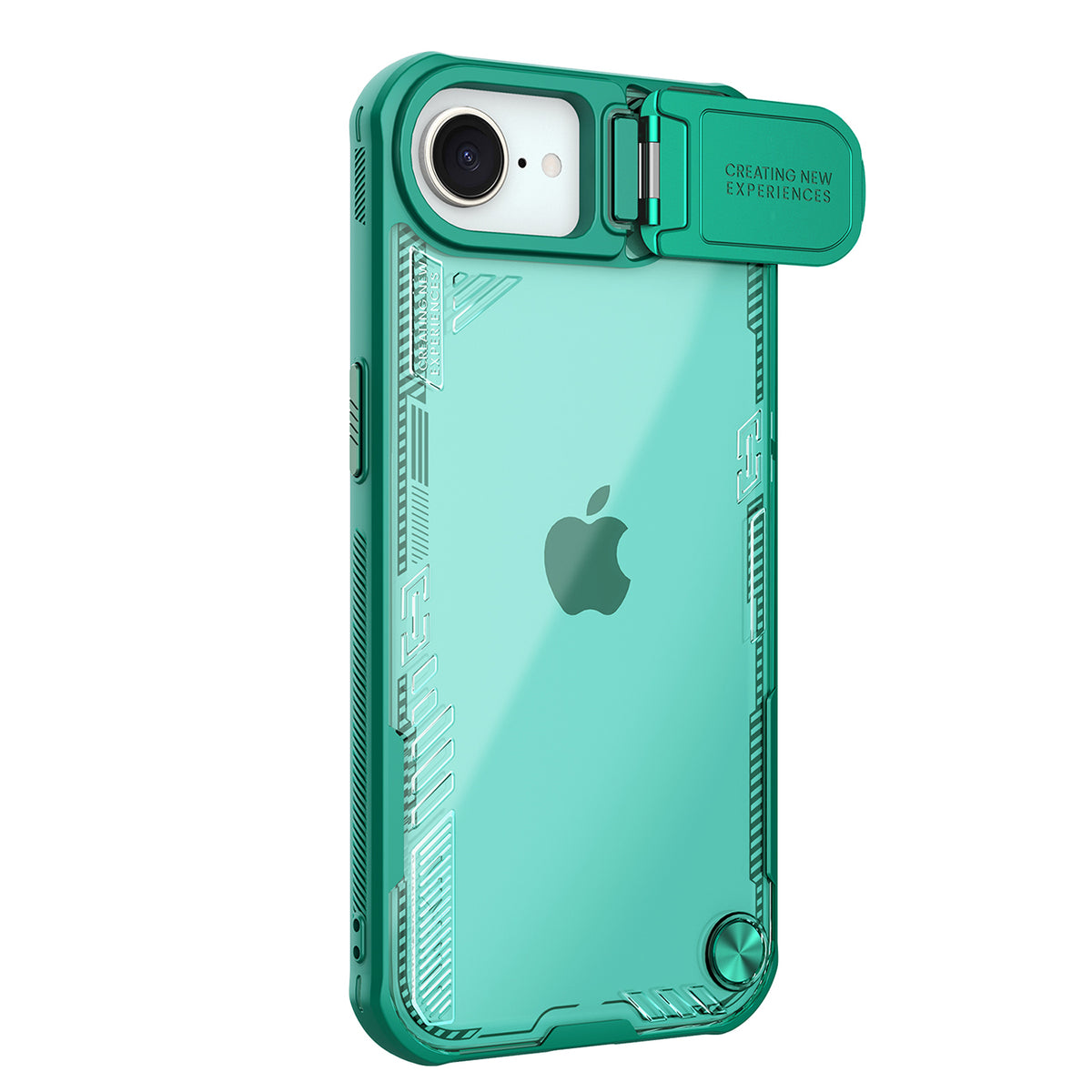 Husa Nillkin Iceblade Prop cu Lens Cover And Stand pentru iPhone 16e / 17e - Verde