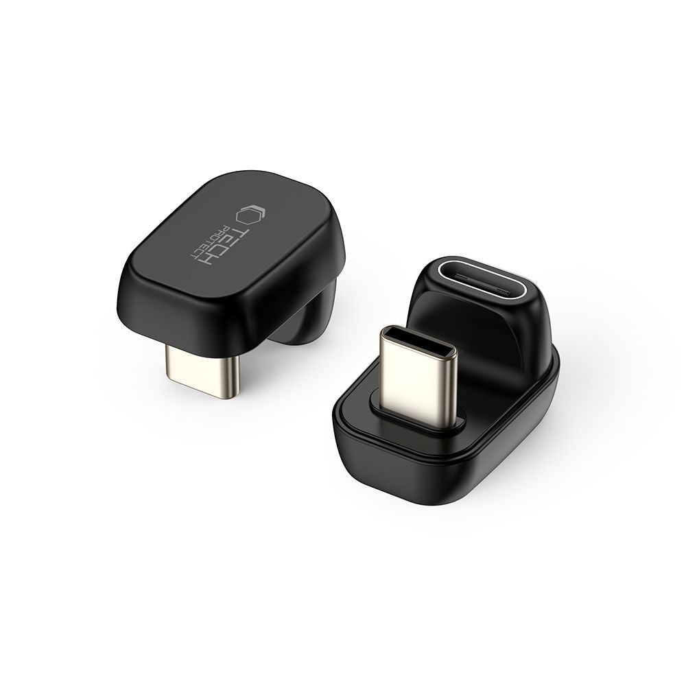 Adaptor Tech-protect Ultraboost Aa04 Usb-c Angled - Negru