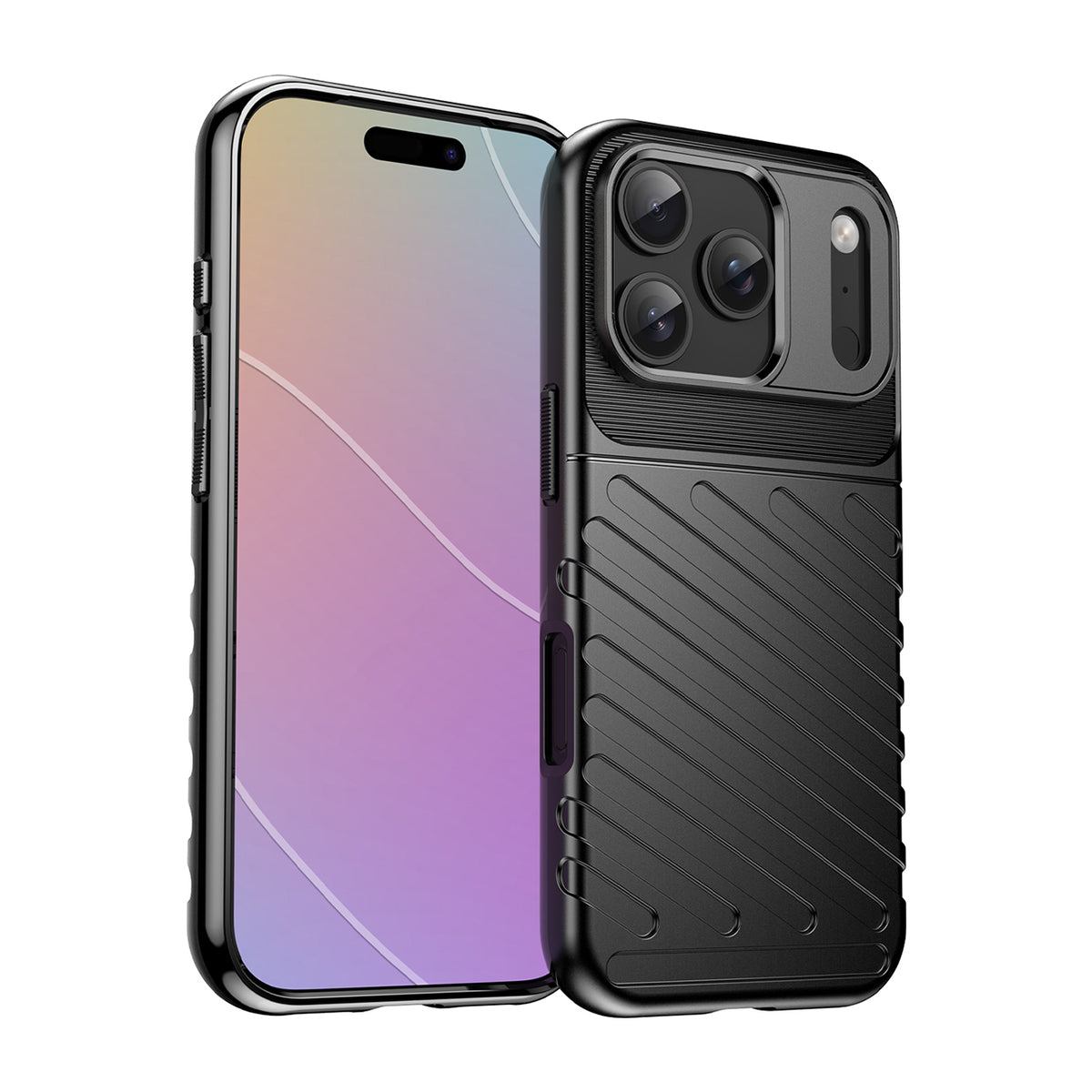 Husa Thunder pentru iPhone 17 Pro Max - Negru