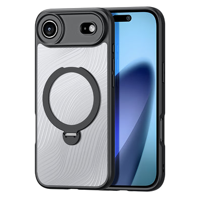 Husa Dux Ducis Aimo Mag cu Magnetic Ring And Stand pentru iPhone 17 Air – Negru