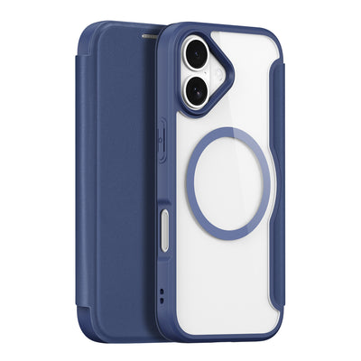 Husa Dux Ducis Skin X Pro iPhone 17 Air cu Magsafe And Wallet - Albastru