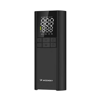 Acumulator extern Wozinsky Compressor, Electric Pump, 8000mAh, Flashlight - Negru