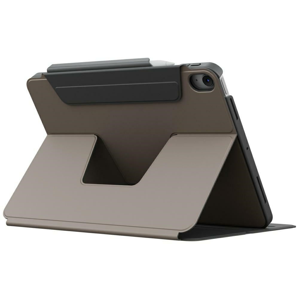 Husa Uniq Rovus Snapmount Magnetic 360 Rotating Detachable pentru iPad Air 13" 2024 / 2025 - Gri