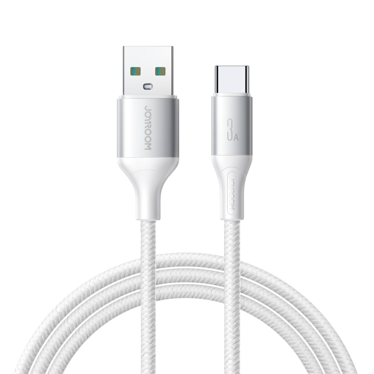 Cablu Joyroom S-a28 Flash Series 3A Usb-a - Usb-c 2m - Alb
