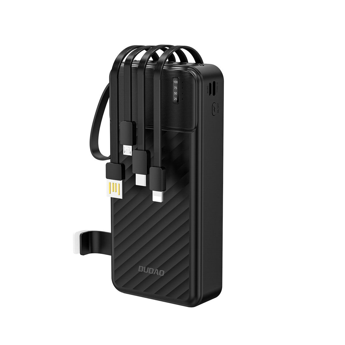 Cablu Dudao K11 Pro 20000mAh Acumulator extern cu Built-in - Negru