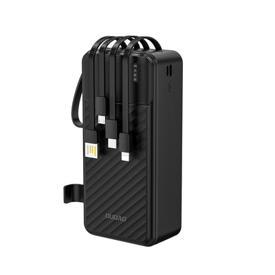 Cablu Dudao K11 Max 30000mAh Acumulator extern cu Built-in - Negru