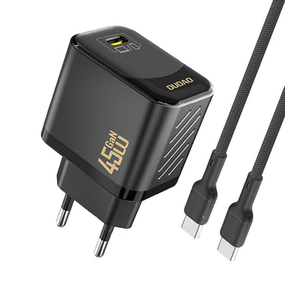 Cablu Dudao A28c 45W Gan Incarcator priza + Usb-c - Negru