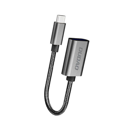 Adaptor Dudao L15t OTG Usb-c - Usb-a - Gri