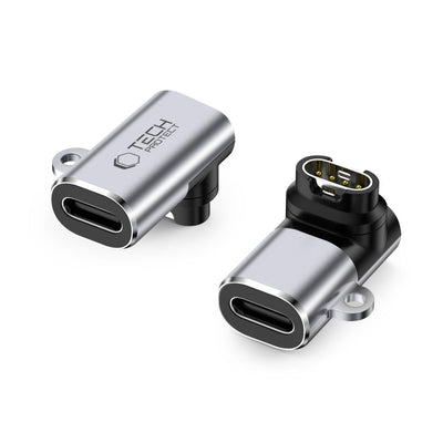 Adaptor Tech-protect Ultraboost Usb-c Angle pentru Garmin Watch - Gri