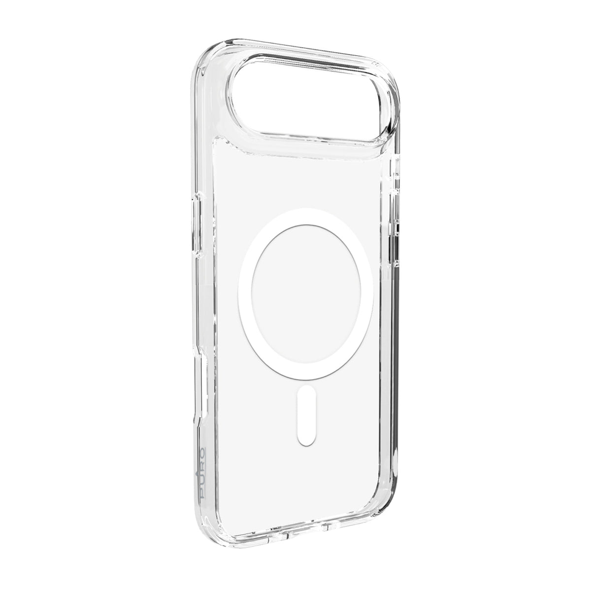Husa Puro Lite Mag TPU+PC Compatible cu Magsafe pentru iPhone 17 Air - Transparent cu Alb Ring