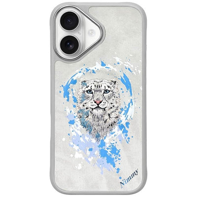 Husa Nimmy Pantera Magsafe pentru iPhone 16 - Gri deschis