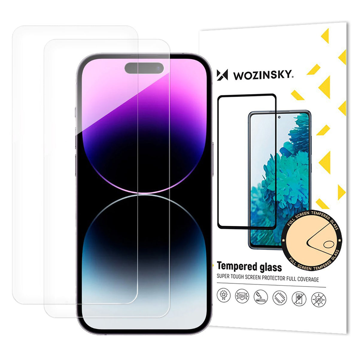 Folie Wozinsky sticla 2-Pack pentru iPhone 17 Pro Max / 16 Pro Max