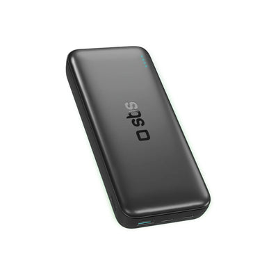 Acumulator extern SBS Infinity 20000mAh 10W Lifepo₄ Usb-a Usb-c - Negru