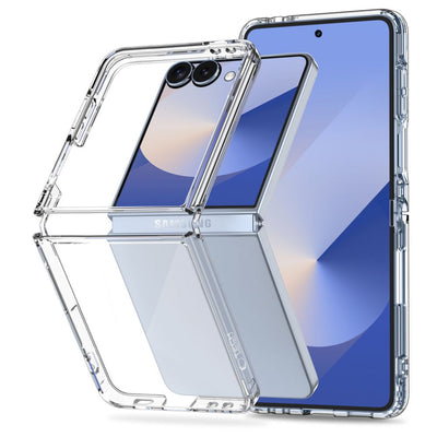 Husa Tech-protect Flexair Hybrid pentru Samsung Galaxy Z Flip 7 - Transparent