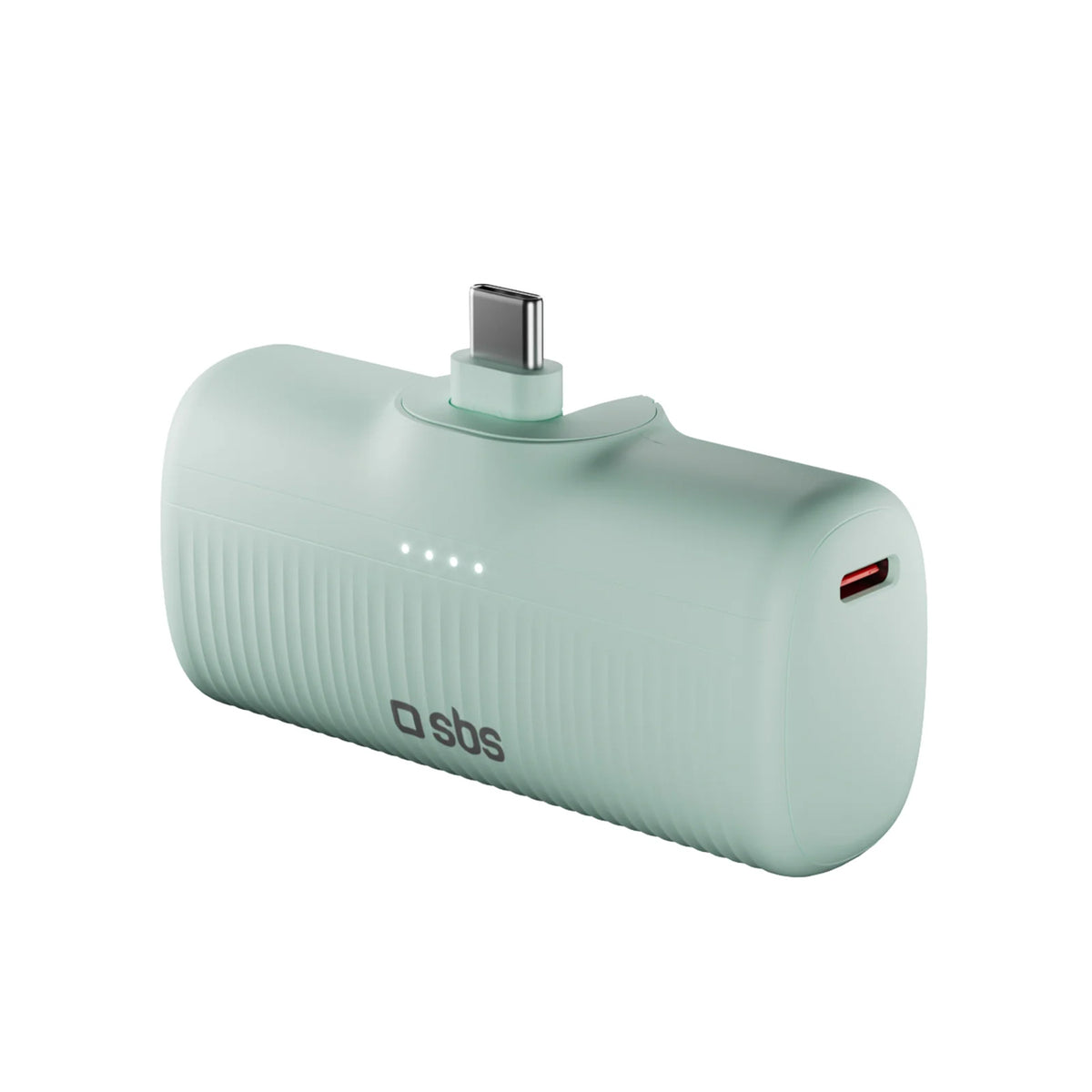 Acumulator extern SBS Ecopower 5000 Mah 10W cu Built-in Usb-c Port - Verde