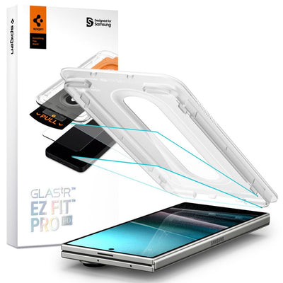 Folie Spigen Glas.tr EZ Fit Pro HD sticla 2-pack pentru Samsung Galaxy Z Fold 7 - Transparent