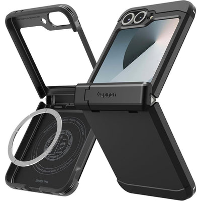 Husa Spigen Tough Armor Pro Mag Magsafe pentru Samsung Galaxy Z Flip 6 / 7 FE - Negru