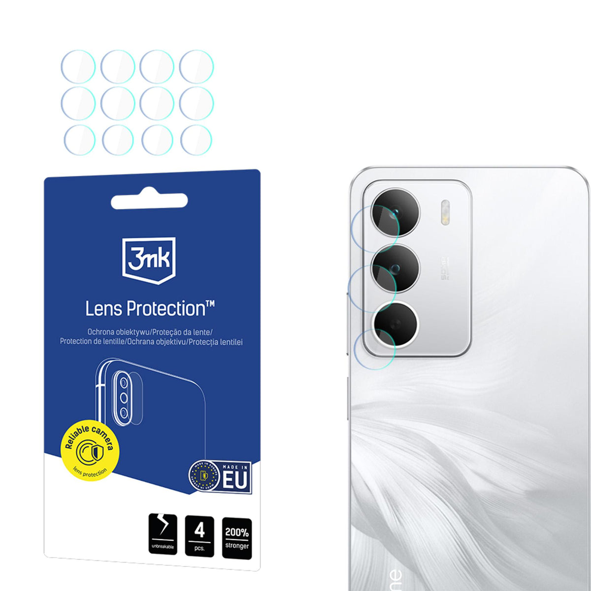 Folie 3mk Lens Protection Camera Glass pentru Realme C71