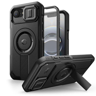 Husa Tech-protect Kevlar Magsafe pentru iPhone 16e / 17e - Negru