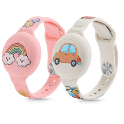 Husa Tech-protect Smooth 2-pack pentru Apple AirTag 1/2 pentru Kids - Multicolor