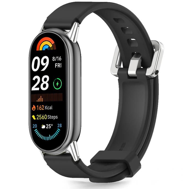 Curea Tech-protect Iconband Classic pentru Xiaomi Smart Band 8 / 9 / 10 / NFC - Negru