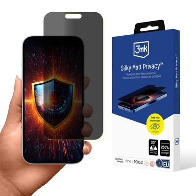 Folie 3mk Silky Matt Privacy Privacy protectie pentru Apple iPhone 17 Air