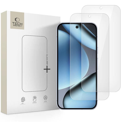 Folie Tech-protect Glass Fit+ 2-pack sticla pentru Google Pixel 9 Pro XL / 10 Pro XL - Transparent