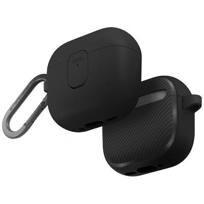 Husa Uniq Clyde Lock pentru AirPods 4 - Negru