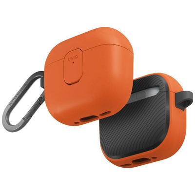 Husa Uniq Clyde Lock pentru AirPods 4 - Portocaliu