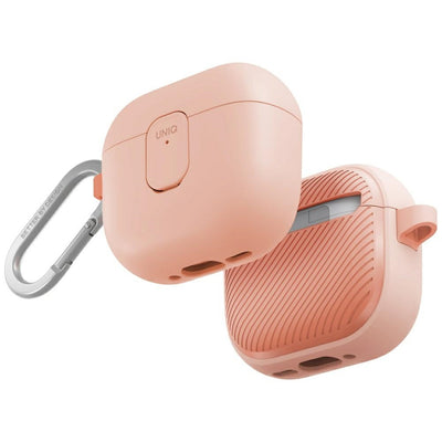 Husa Uniq Clyde Lock pentru AirPods 4 - Roz