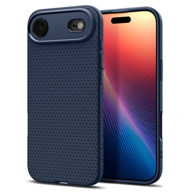 Husa Spigen Liquid Air pentru iPhone 17 Air Bleumarin