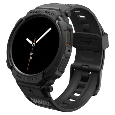 Curea Spigen Rugged Armor Pro pentru Samsung Galaxy Watch 8 40mm - Matte Negru