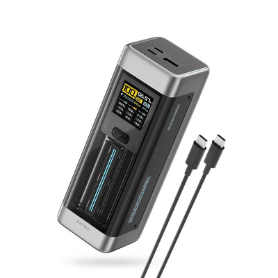 Acumulator extern Cuktech Cuk00p23glbk 210W 25000mAh Acumulator extern 2 X Usb-c 1 X Usb-a - Negru