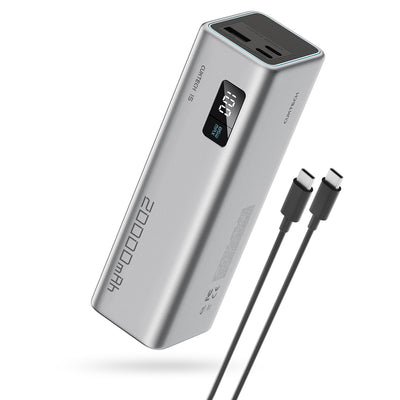 Acumulator extern Cuktech 85W 20000mAh 2 X Usb-c 1 X Usb-a - Gri