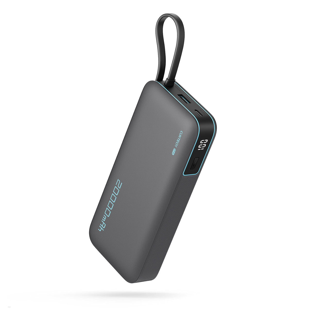 Cablu Cuktech 45W 20000mAh Acumulator extern cu Built-in Usb-c - Gri