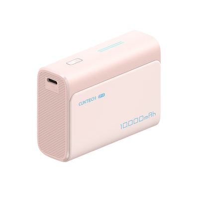 Acumulator extern Cuktech Cp13 30W 10000mAh Usb-c + Usb-a - Roz