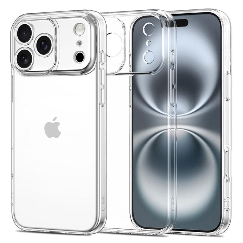 Husa Tech-protect Flexair pentru iPhone 17 Pro - Transparent