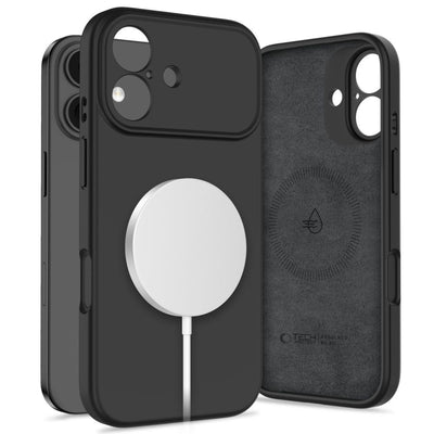 Husa Tech-protect Silicone Magsafe pentru iPhone 17 - Negru