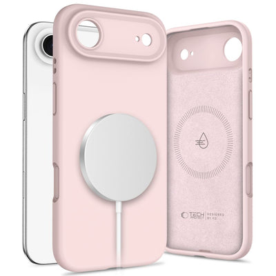Husa Tech-protect Silicone Magsafe pentru iPhone 17 Air - Roz