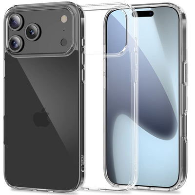 Husa Tech-protect Flexair Hybrid pentru iPhone 17 Pro - Transparent