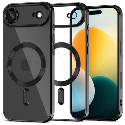 Husa Tech-protect Magflex Magsafe pentru iPhone 17 Air - Transparent Negru