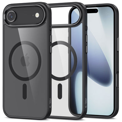 Husa Tech-protect Magflex Magsafe pentru iPhone 17 Air - Transparent Negru