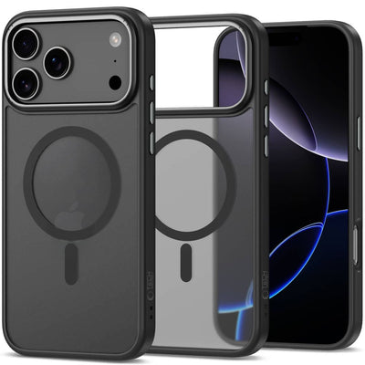 Husa Tech-protect Camedge Magsafe pentru iPhone 17 Pro - Transparent Matte